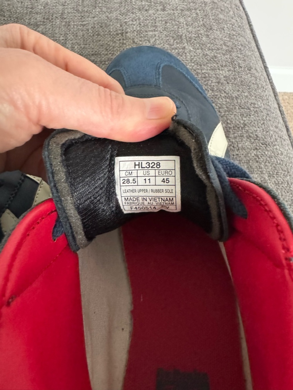 Onitsuka Tiger Mexico Mid Runner — Navy/White/Red, Men’s 11, NWOT - Picture 9 of 9